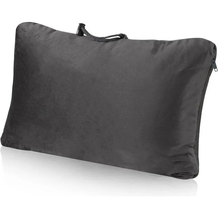 yourGEAR Visko-Kissen yourGEAR Memory Foam Reisekissen - komprimierbares Outdoor Kissen 40 x 26 x 15 cm mit Visco-Schaumflocken & Velour Bezug