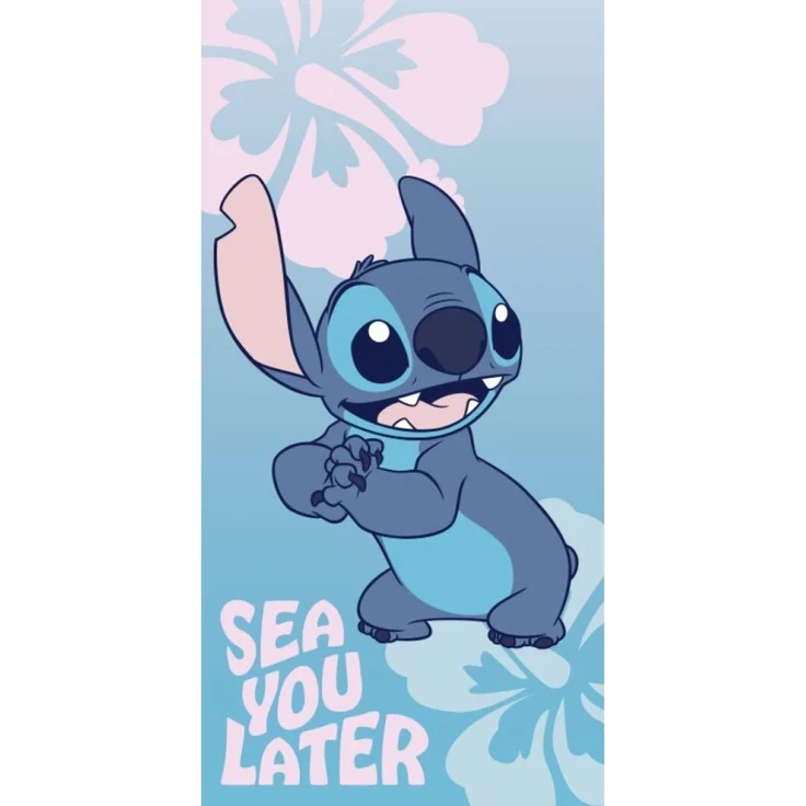 Disney Lilo & Stitch Strandtuch 70 × 140 cm leicht und schnelltrocknend – Bild 1