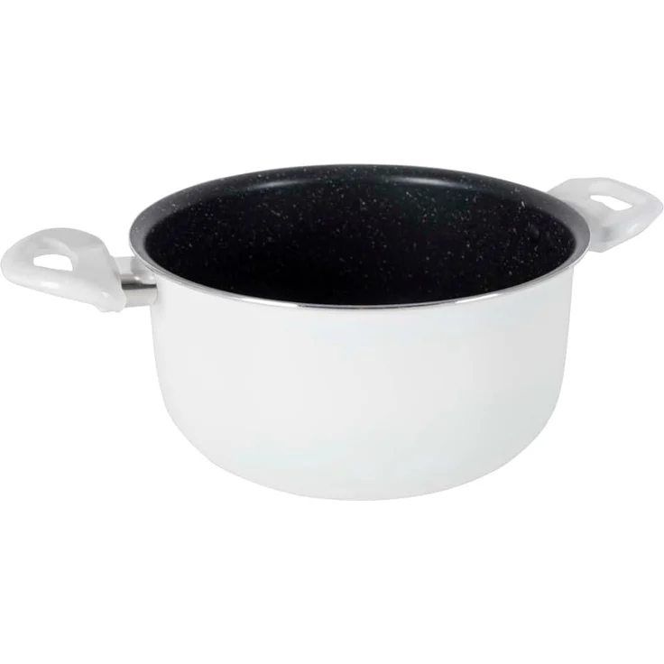 Gimex WHITE LINE Kochtopfset Koch-Set Kochgeschirr Camping-Geschirr – Bild 4
