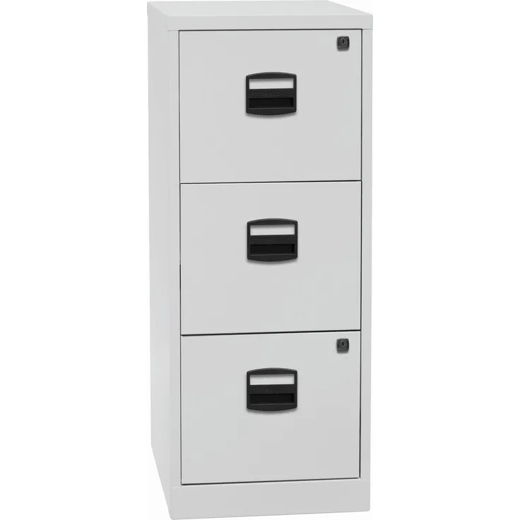 Hängeregistraturschrank PFA, 3 HR-Schubladen, Farbe lichtgrau