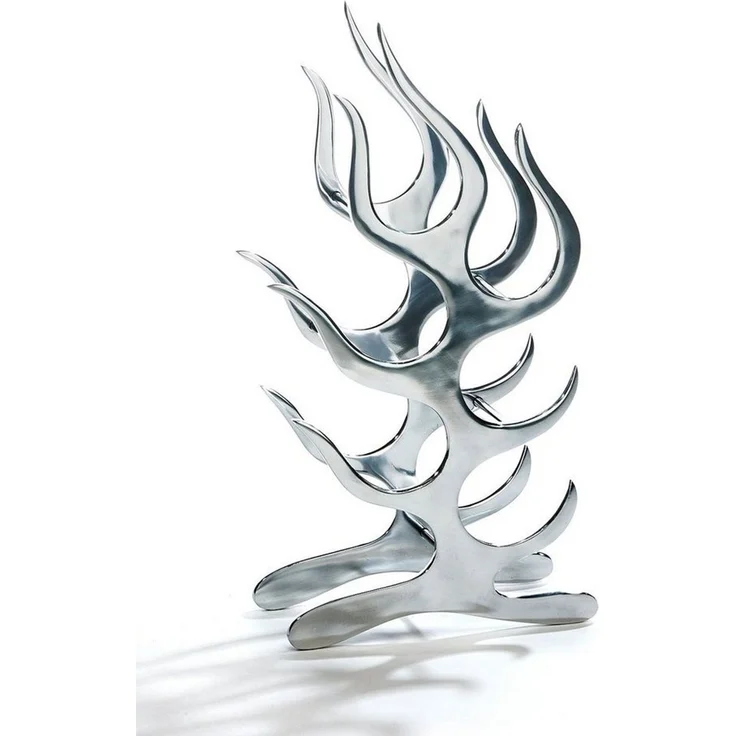 Kobolo Weinregal Flaschenregal FLAME aus Metall für 6 Flaschen - Flaschenhalter, kein Set 1-tlg, 6 Flaschenhalter – Bild 1