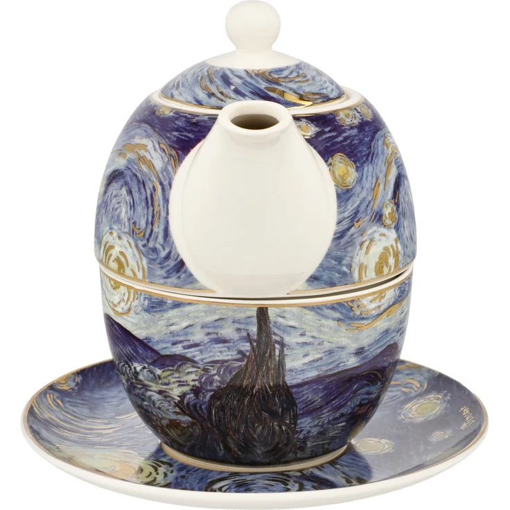 Goebel / Vincent van Gogh - Sternennacht,Tea for One,Sternennacht,15,5cm x 15,5cm x 15,5cm / New Bone China / 15,5cm x 15,5cm x 15,5cm – Bild 5