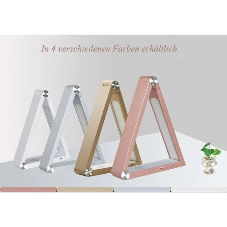 Eurotondisplay LED Tischleuchte LED Tischleuchte, 6W. Sparsam, dimmbar & Farbton einstellbar!, LED fest integriert, Tageslichtweiß, touch – Bild 3