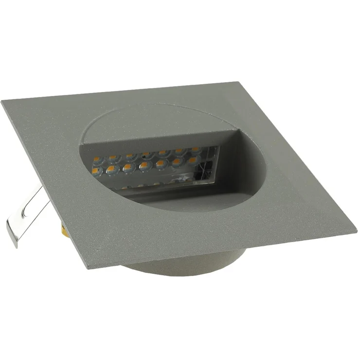 LED Wandeinbauleuchte "WEL Q14"IP65, 14 LEDs, Aluminium, warmweiß – Bild 8