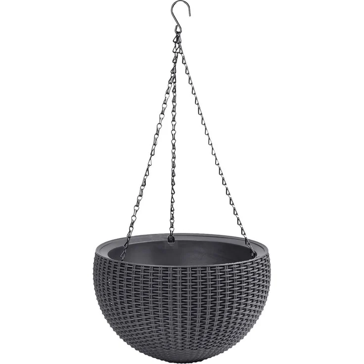 Keter Hängepflanztopf Hanging Sphere Hängeampel Hängetopf Pflanztopf Blumenampel – Bild 1