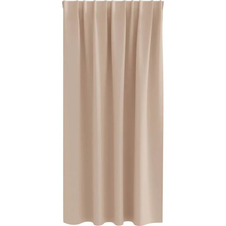 vidaXL Verdunkelungs-Vorhänge mit Ringen 2 pcs Taupe 175 x 140 cm 4107439 – Bild 3