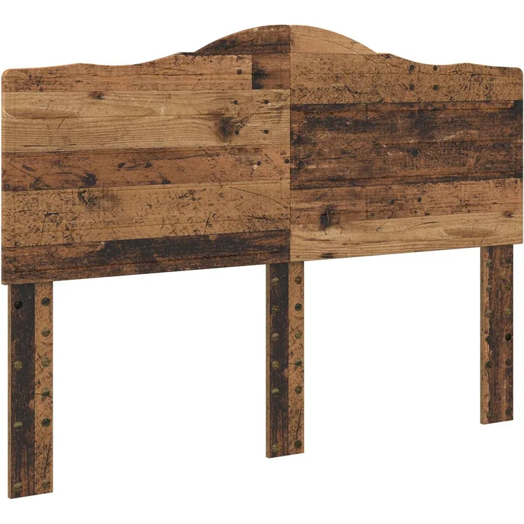 vidaXL Bettrahmen Altholz 140 x 190 cm Massives Kiefernholz 3413315 – Bild 5