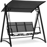 M MCombo 3-Sitzer Hollywoodschaukel, Gartenschaukel 8009 (Dunkgelgrau)