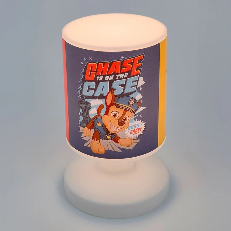 LED Akku Tischleuchte mit 3 Paw Patrol Motiven, per USB aufladbar, Höhe 20cm – Bild 7