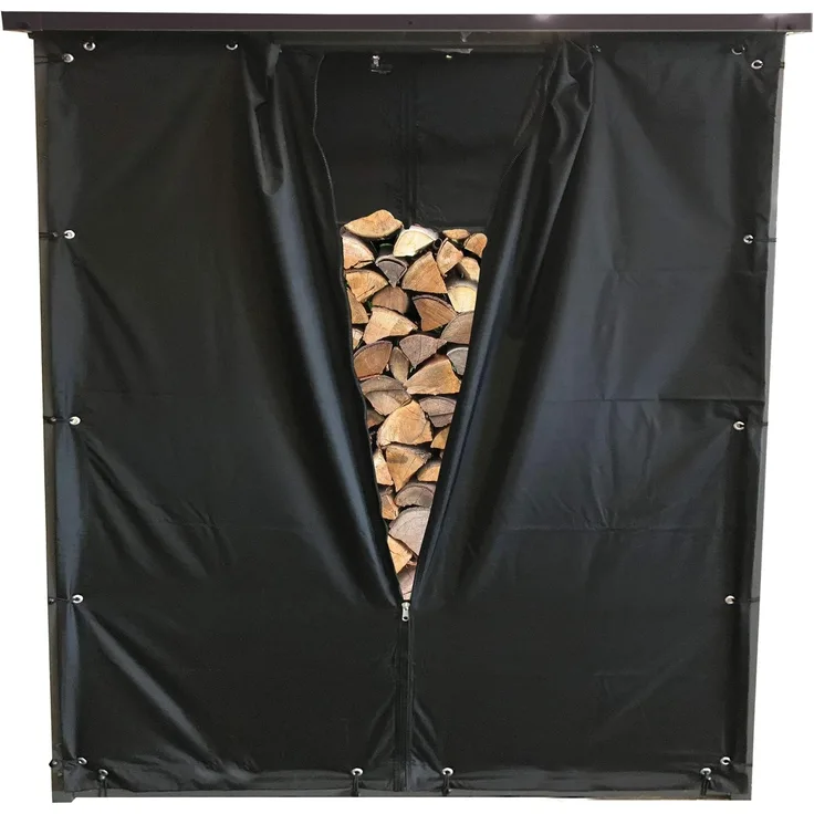Quick Star Kaminholzregal Wetterschutz für Kaminholzregal 185x70x185cm, (2-St)