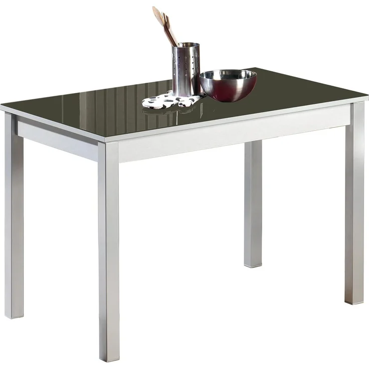 ASTIMESA Fija Küchentisch, Metall, Graphit, 110x70 cm – Bild 1