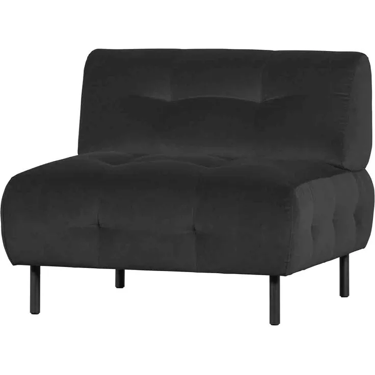 Sessel Lloyd Samt, Schwarz