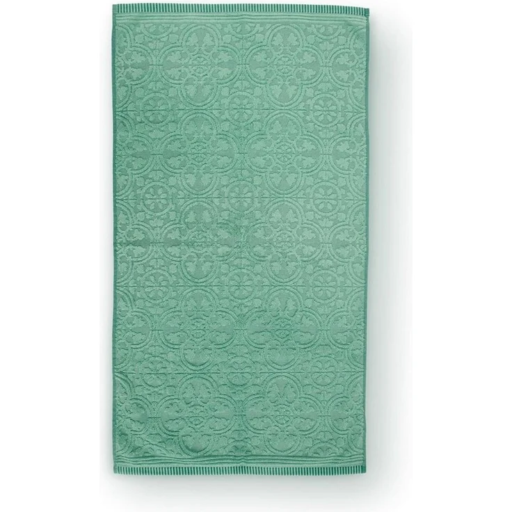 PiP Studio Handtuch Handtuch Tile de Pip_Green_UV_UV_55x100 55 x 100 cm Set a 3 Handtücher, Frottier (1-St), Handtuch Frottetuch