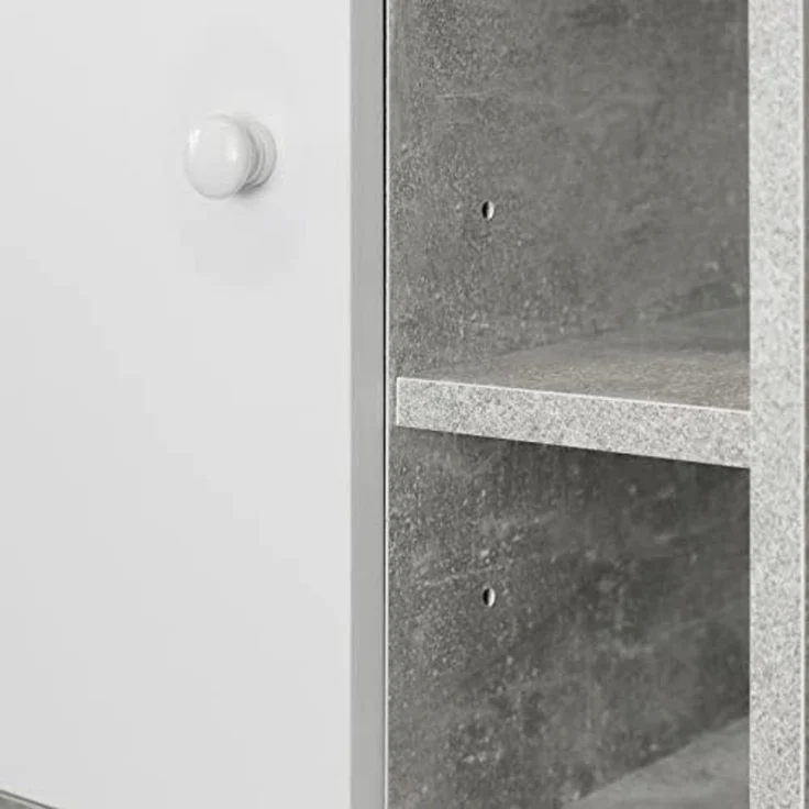 Stabilo Sanitär Waschbeckenunterschrank Waschbeckenunterschrank "Martha" marmor optikSeitenfächern 60x30x60cm mit Seitenfächern – Bild 6