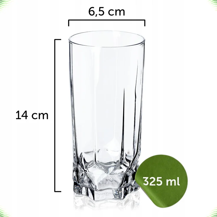 KADAX Trinkglas Literatka 6 Stk. 325 ml – Bild 2