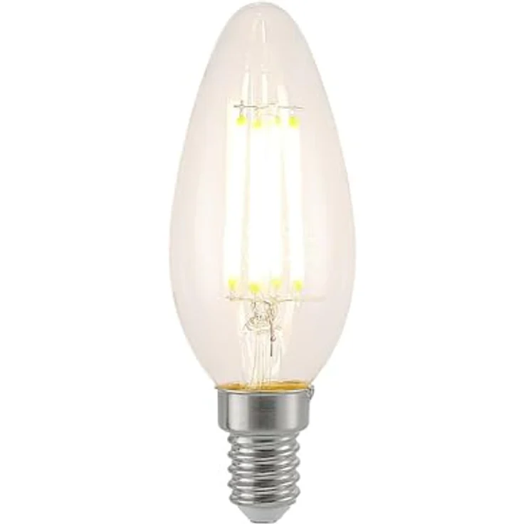 Arcchio LED E14 Filamentlampe 4W dimmbar aus Glas - Energiesparende Leuchte für gemütliche Atmosphäre – Bild 1