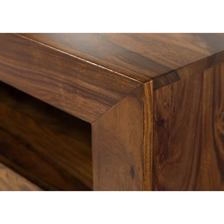 Couchtisch Sheesham 135x70x36 walnuss lackiert DUKE #120 – Bild 6
