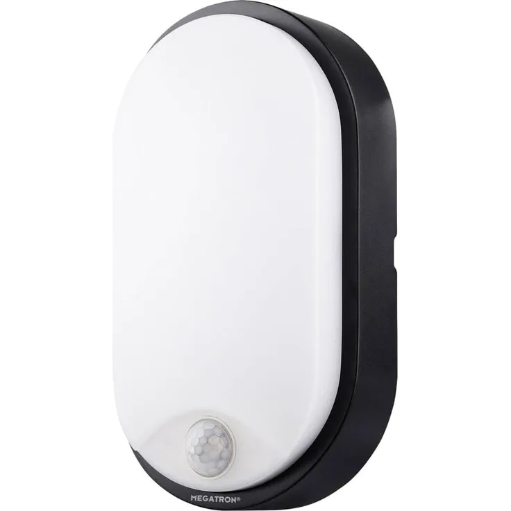 Außenwandleuchte, BULKA OVAL, LED/10W, mit IR-Sensor
