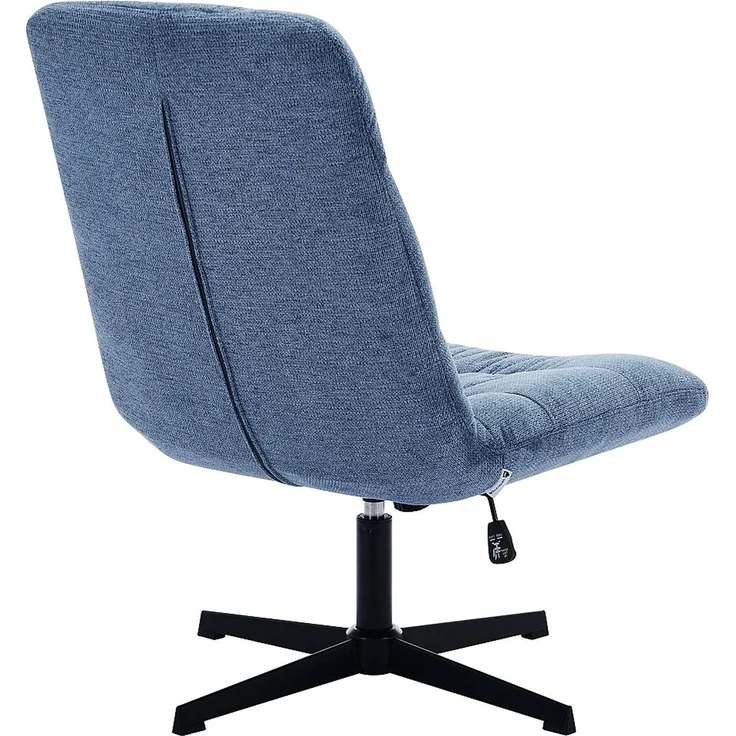 Vente-unique - SELENDO - Sessel mit gerader Rückenlehne - Metall - Blau - 68 x 77 x 104 cm – Bild 5