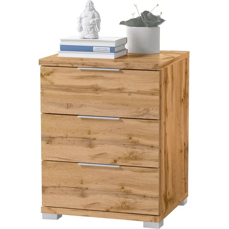 Nachttisch Uno / Universal, Holzwerkstoff, Holzfarben, 46 x 61 x 42 cm