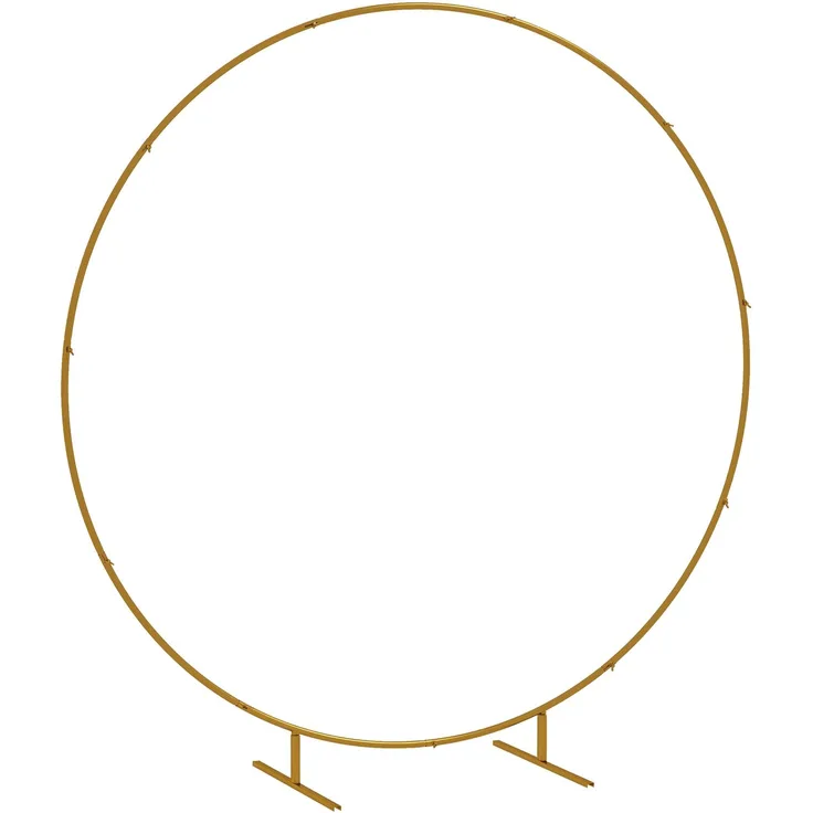 MELAYR, Gartenbogen, Rosenbogen, Kletterpflanzenbogen für Hochzeiten, Jubiläen, 72,5 x 13,5 x 25 cm, Gold