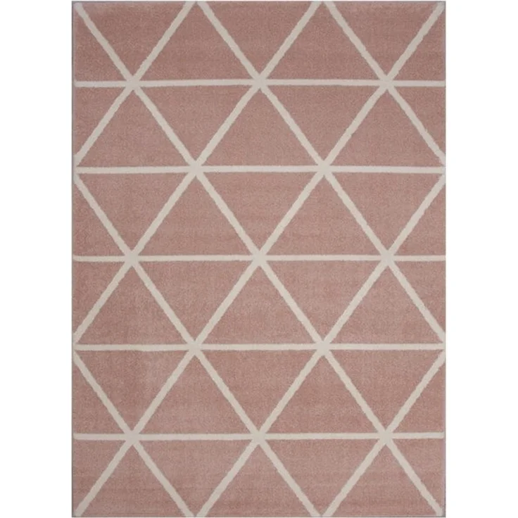 Vimoda Teppich Viva Classic, Wohnzimmer Rauten Motiv, Rechteckig, Höhe: 12 mm, Läufer Wohnzimmer, Schlafzimmer Küche – Bild 4