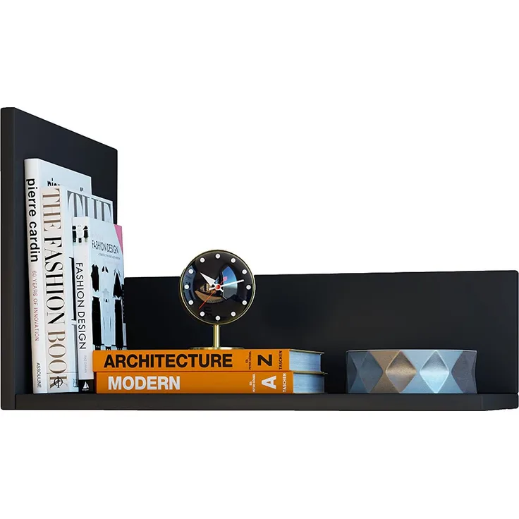 Wandregal Regal Bücherregal Wandboard Hängeregal Board Küchenregal schwarz