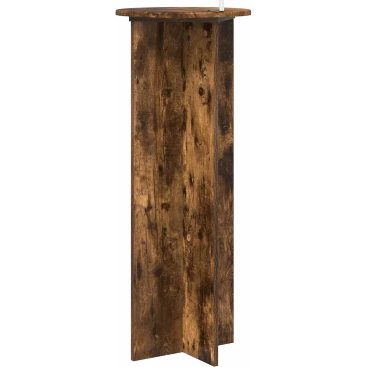 vidaXL Pflanzenständer 2 stk. Räuchereiche Ø40 x 100 cm Holzwerkstoff 899695 – Bild 8