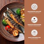 bremermann Grillguthalter Fischgriller 2fach // Edelstahl // ca. 65 x 26,5 cm // Fischbräter