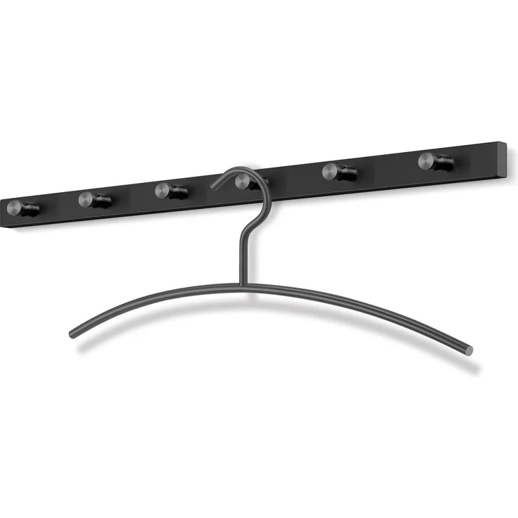 ZACK 50657 "ACCOLO" Garderobenleiste, 4 Haken, Edelstahl matt – Bild 3