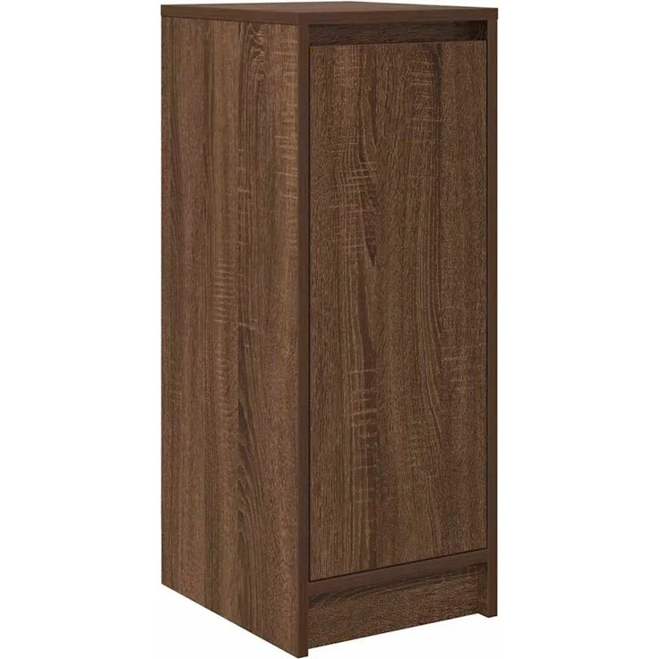 vidaXL Schuhregal Braun Eichen-Optik 29,5x34x76 cm Holzwerkstoff 861865 – Bild 1