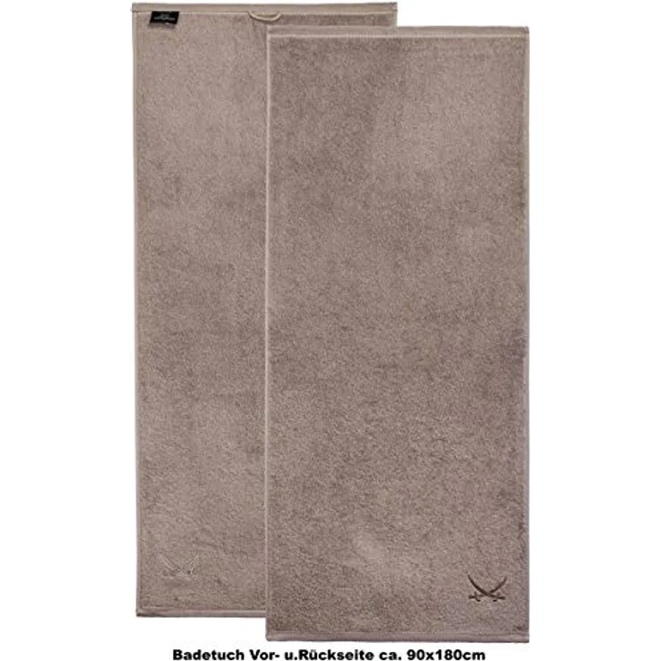 Sansibar Sylt Saunatuch Sansibar Sylt Badetuch, Saunatuch „Classic“, 90x180 cm, hochwertiger Sansibar Säbel-Stickerei, hautfreundlich, pflegeleicht – Bild 6