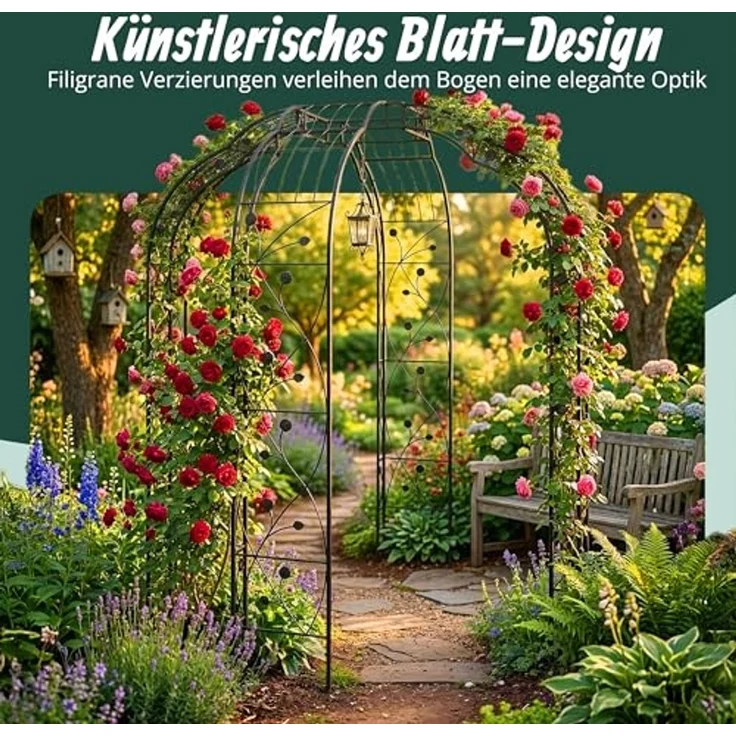 Rosenpavillon aus Metall 10052896 – Bild 2