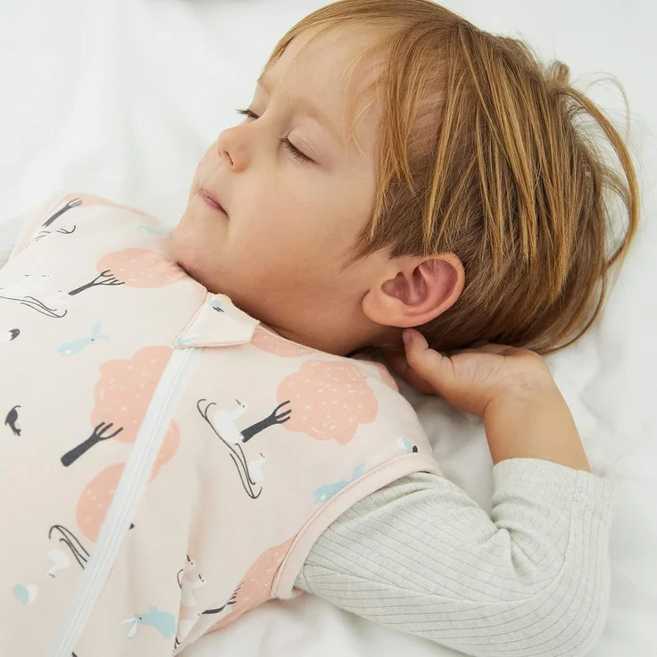 Duomiaomiao Schlafsack mit füßen Winter, Schlafsack mit füßen ganzjahres, 100% Baumwolle Schlafsack Winter mit füßen, Schlafsack Baby 2.5 Tog, Schlafsack mit Beinen für Jungen und Mädchen – Bild 8