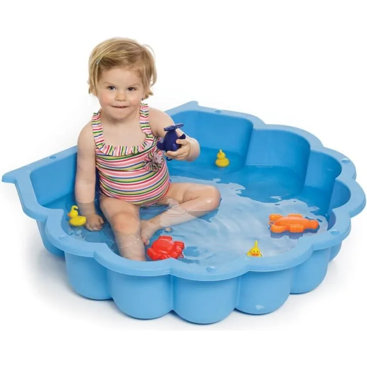 Paradiso Toys 'Sandkasten Schelp', 87 x 78 x 18 cm (L x B x H), blau, ab 1,5 Jahren