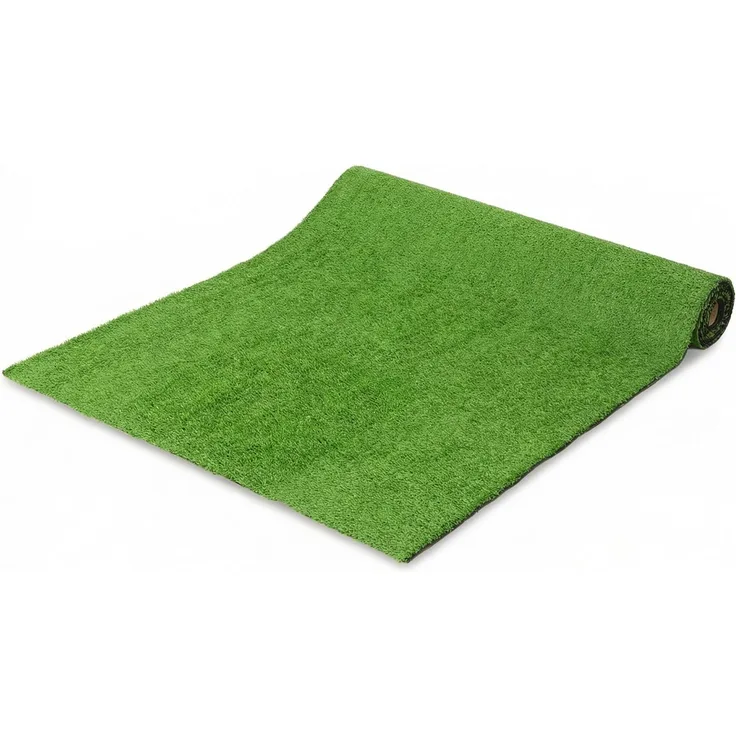 MELAYR, Kunstrasen 100x400cm selbstentwässernd Outdoor Teppich mit 10mm Höhe Grün
