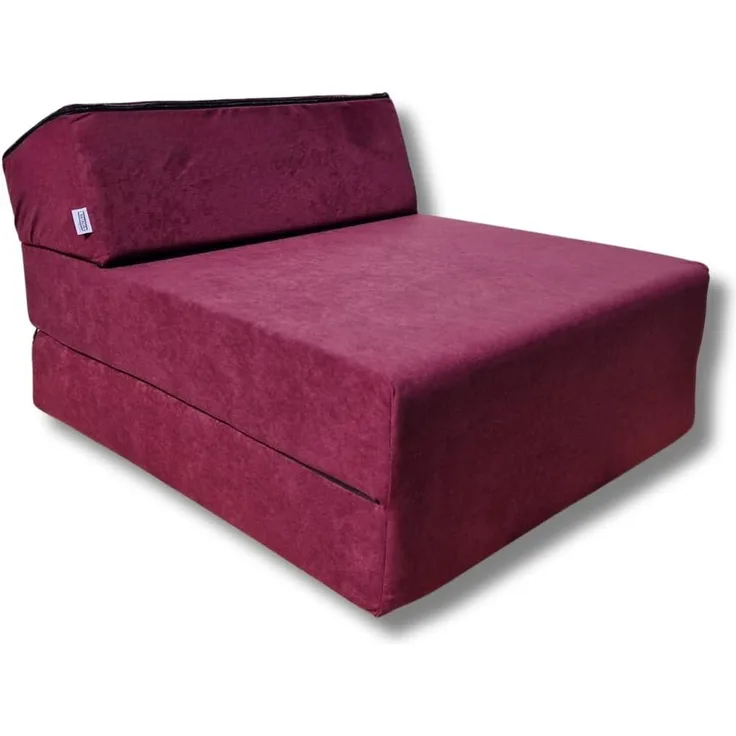 Natalia Spzoo – 3-teilige klappbare Schaumsessel (160 x 60 x 12 cm) – mit Schaumstoffkern & abnehmbarem Bezug, 1224