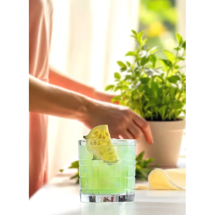 Hermia Concept 'LV-BRT440F' Gläser-Set (6-teilig), Transparent, 7,1 x 7,1 x 14,5 cm, 356 ml – Bild 1