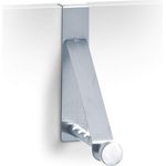 Zeller Present Türgarderobe Türhänger, Edelstahl, silber, 3 x 15,3 x 15,4 cm