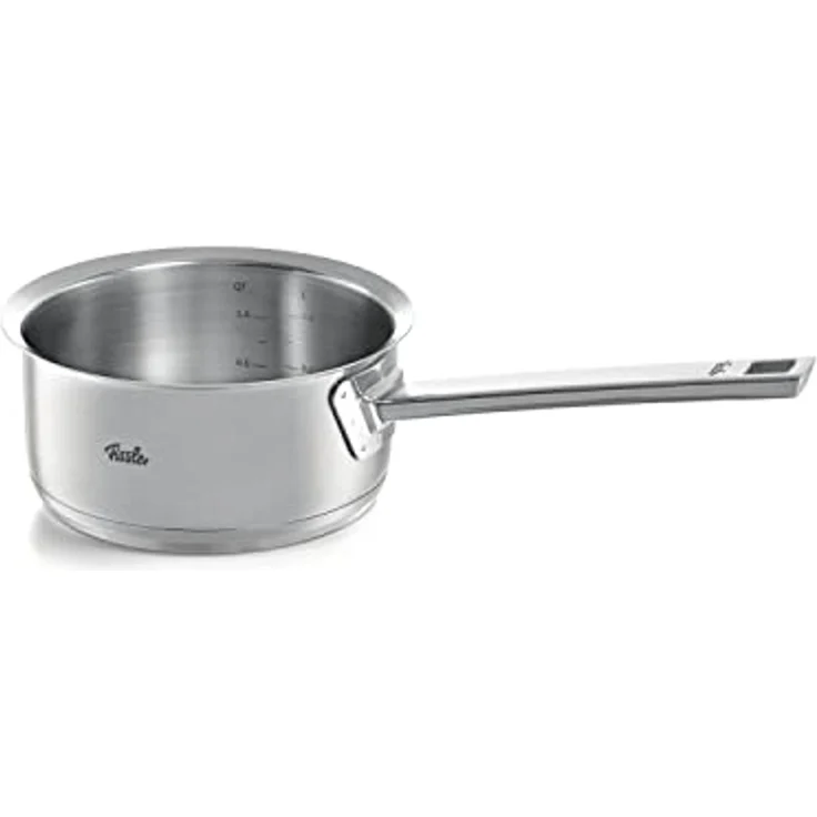Fissler Original-Profi Collection / Edelstahl-Kochtopfset, 5-teilig, Topf mit Metall-Deckel (3 Kochtöpfe inkl. Deckel,1 Servierpfanne, 1 Stielkasserolle) - Induktion – Bild 3