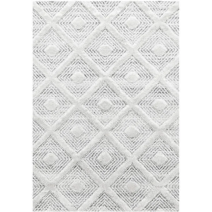 XXXL Webteppich Pisa 4707, rechteckig, grau, 200x290 cm, Oeko-Tex® Standard 100, schmutzabweisend, antistatisch, für Fußbodenheizung geeignet, pflegeleicht, strapazierfähig