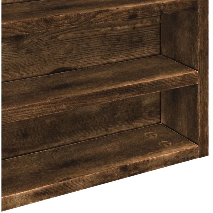 vidaXL Vitrinenschrank Räuchereiche 100x8,5x58 cm Holzwerkstoff 847944 – Bild 7