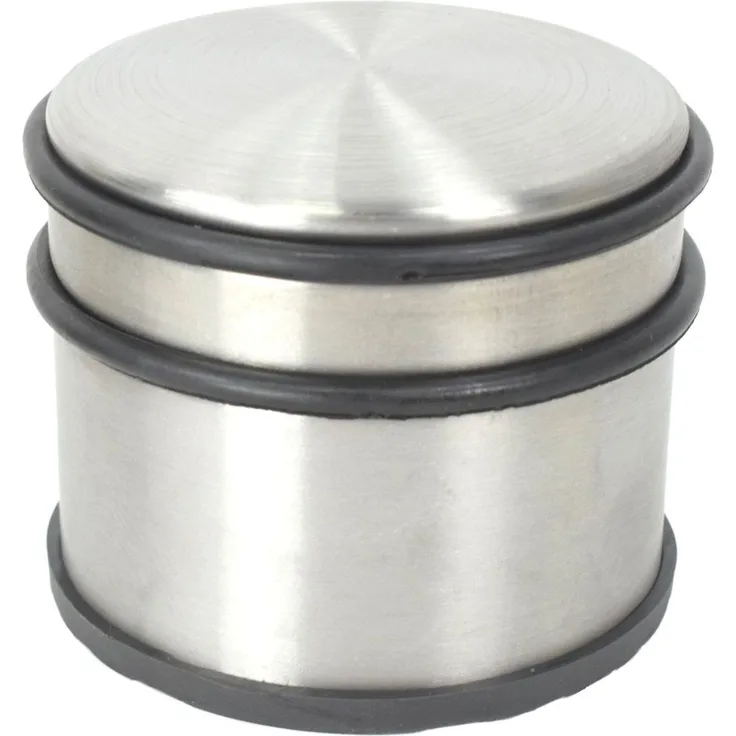 Türstopper Türpuffer Türhalter 1,1kg Ø9cmBodentürstopper Edelstahl Anti-Rutsch
