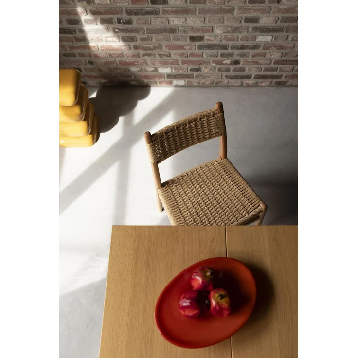 Dutchbone Esszimmerstuhl Cecile im 2er-Set, Gestell aus Buchenholz, Sitz- und Rückenlehne aus geflochtenem Seil, Natur/Beige – Bild 2