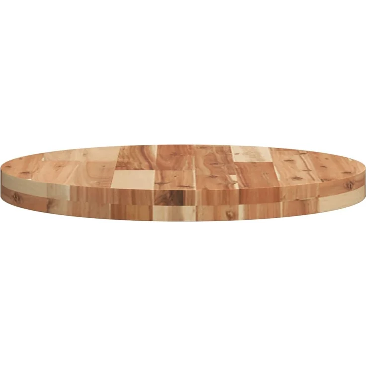 vidaXL Tischplatte Rund Ø50x4 cm Massivholz Akazie 4008701 – Bild 6