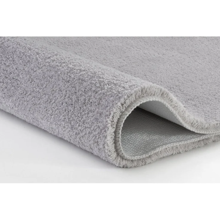 Kleine Wolke Badematte Marco, Höhe 20 mm, rutschhemmend beschichtet, fußbodenheizungsgeeignet, Polyester, rechteckig, Badteppich, Uni Farben – Bild 2