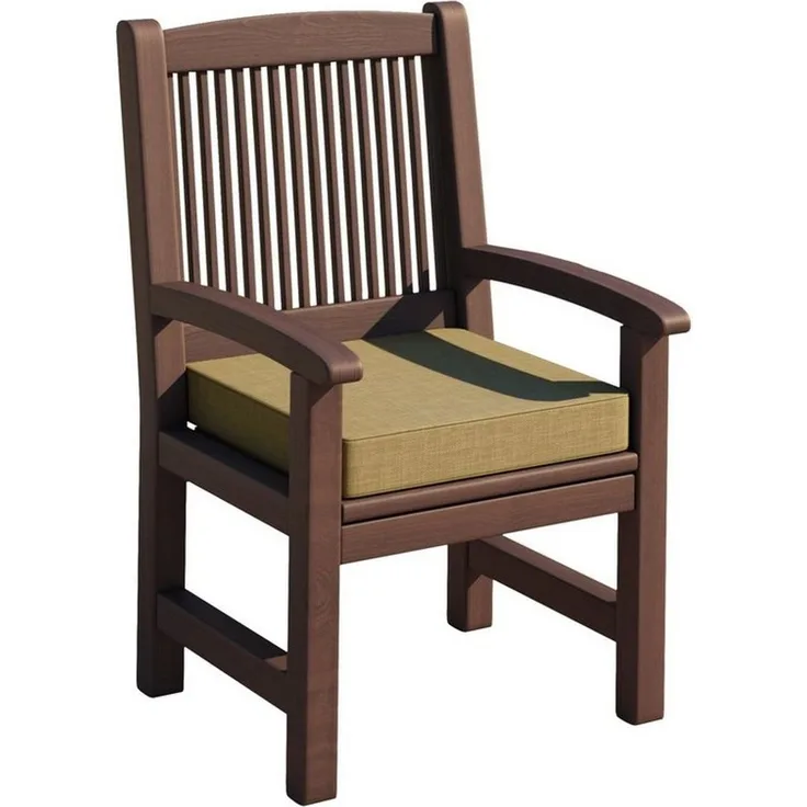 sunnypillow Bankauflage Stuhlkissen mit abnehmbarem Bezug Bankkissen Bankpolster Polsterauflage Auflage für Gartenbank (40 x 40 x 5 cm, Sandfarben)