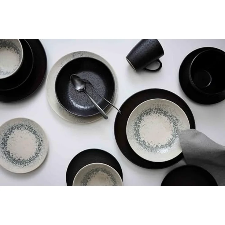 Presotto Suppenschale, Schwarz, Keramik, Ø 20 cm, 6er Set, spülmaschinenfest – Bild 4