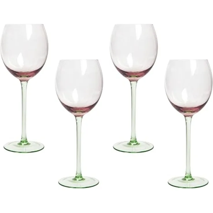 Weingläser im 4er Set DIOPSIDE 360 ml Rosa