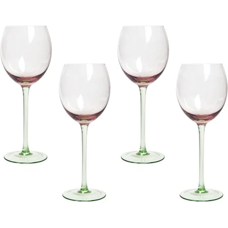 Weingläser im 4er Set DIOPSIDE 360 ml Rosa – Bild 1